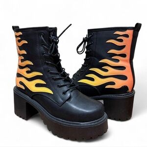 Koi footwear Flame Ankle Boots - Size 7 - Never Worn